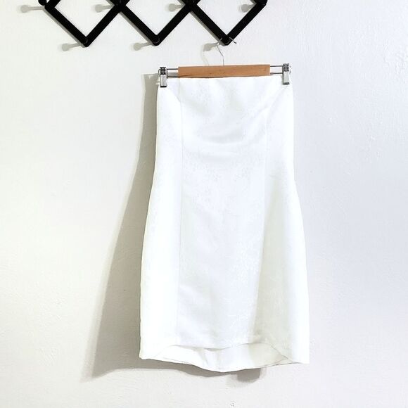 Reformation Gabby Dress In White Size 12 NWT - Picture 7 of 8